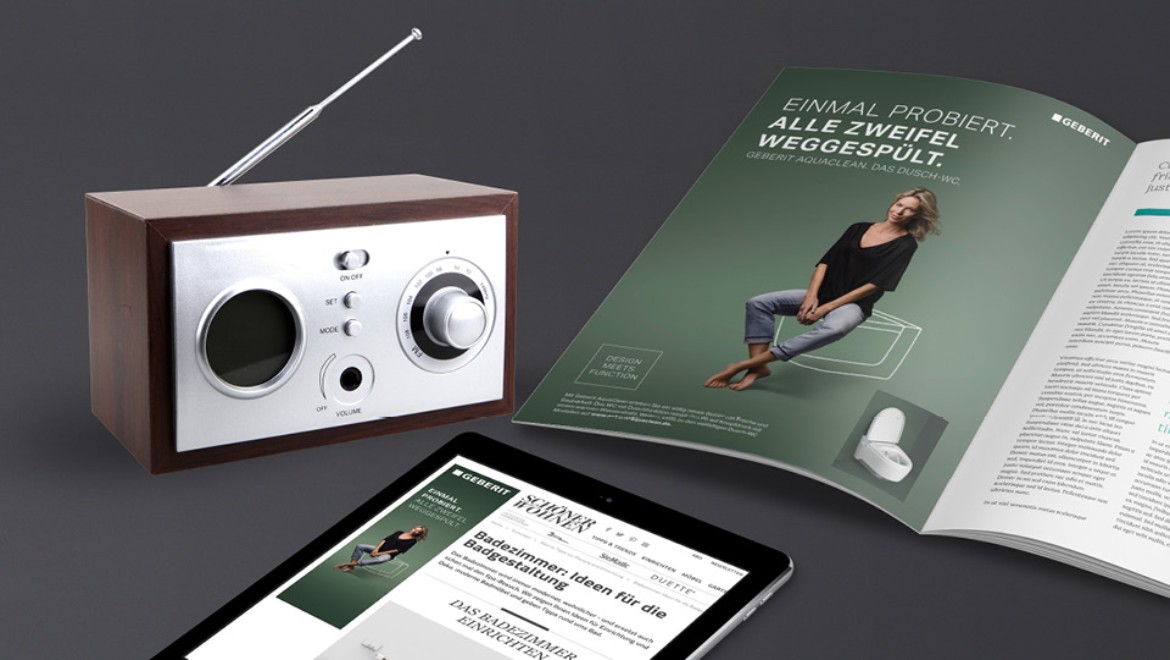 Test@Home, Radiospot und Werbeunterlagen Test@Home, Radiospot und Werbeunterlagen