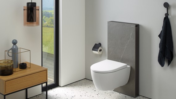 Geberit iCon WC mit Monolith in Schiefer