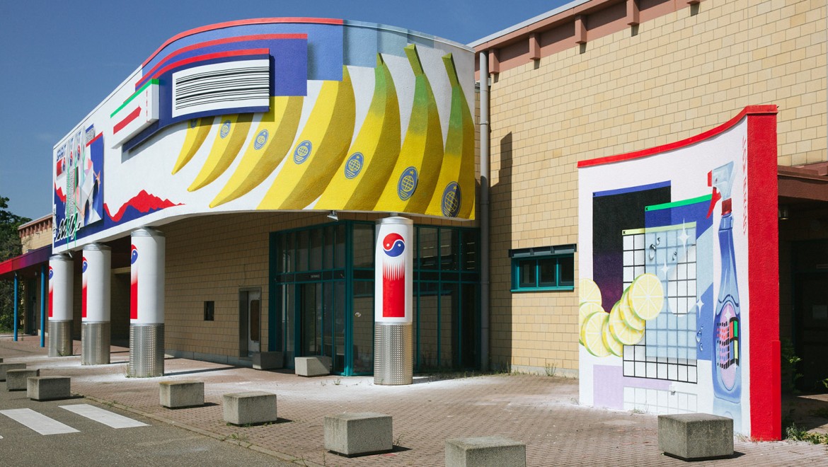 Metrolink-Festival 2019 – konzeptionelle Umgestaltung eines ehemaligen US-Supermarktes in Heidelberg.